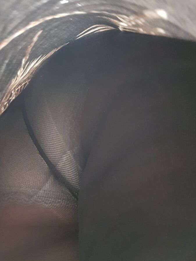 Lovely upskirt of a chubby coworker (candid) 7 of 23 pics