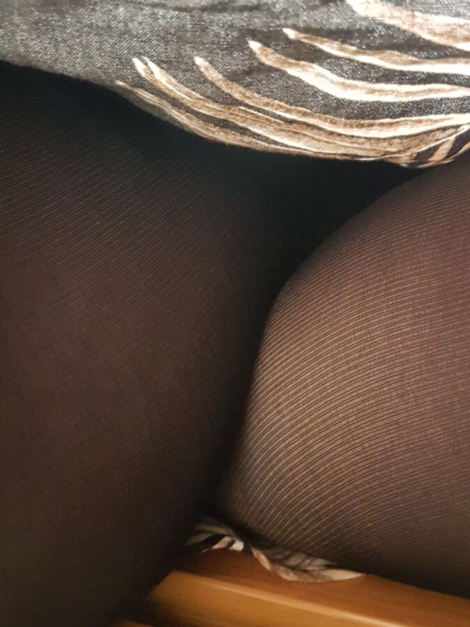Lovely upskirt of a chubby coworker (candid) 6 of 23 pics