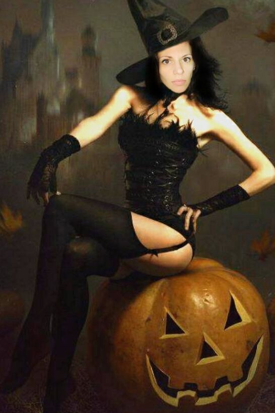 "A Bewitching Witch Bitch for Halloween II - Happy Halloween 5 of 6 pics
