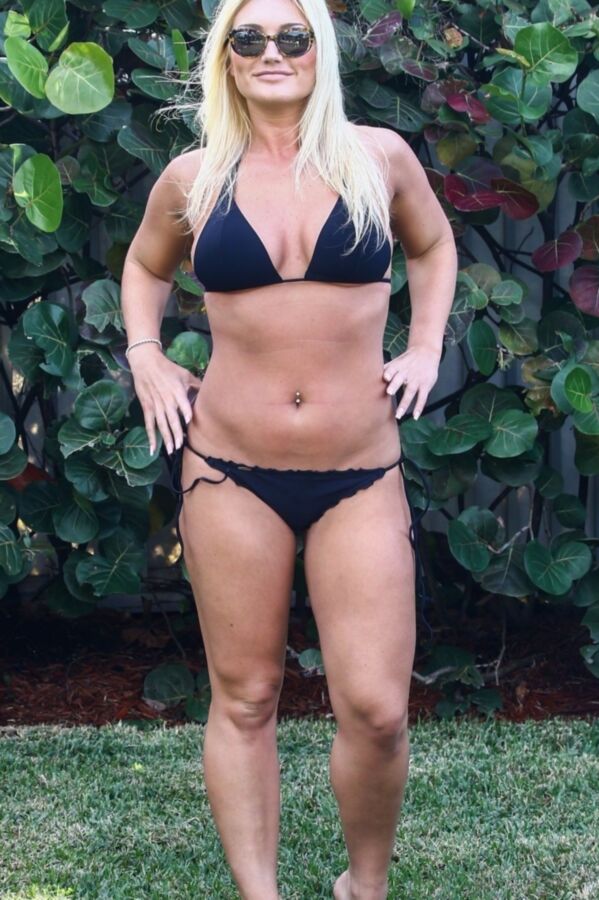 Brooke Hogan - Dirty Black Bikini 3 of 39 pics