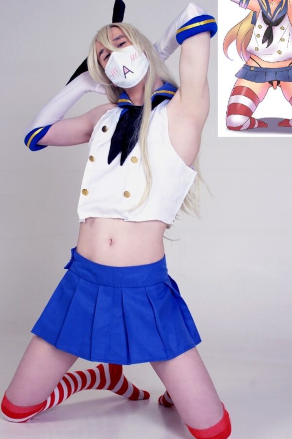 Shimakaze nude cosplay 1 of 4 pics