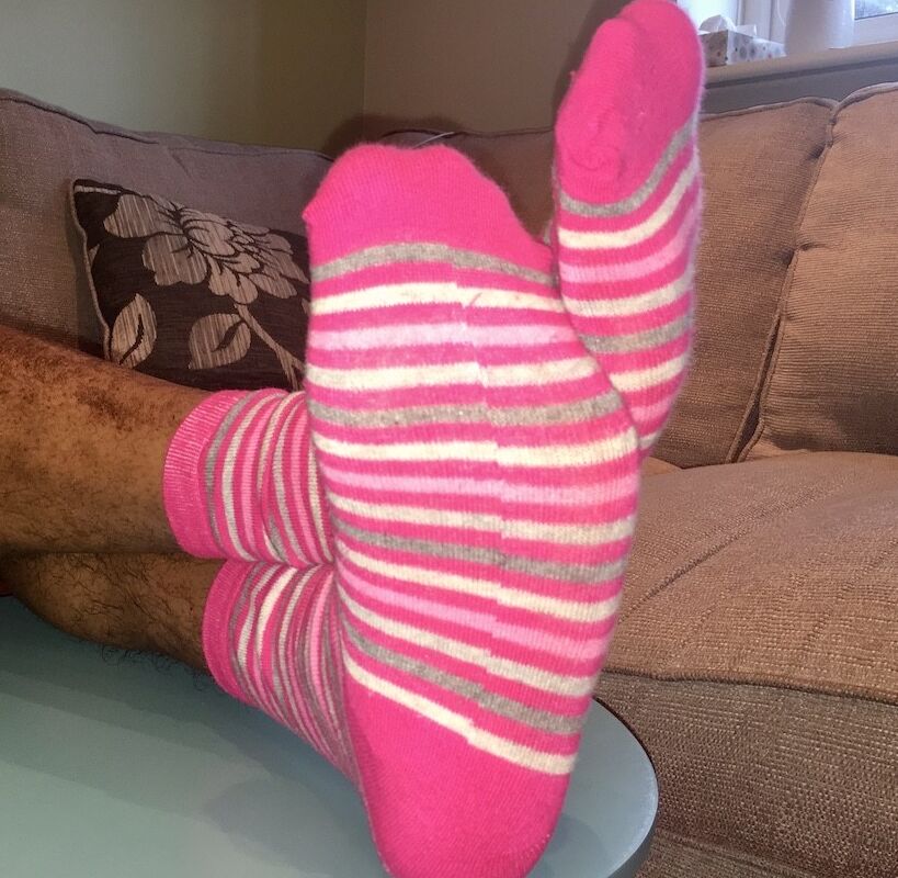 Pink Stripy Socks 23 of 35 pics