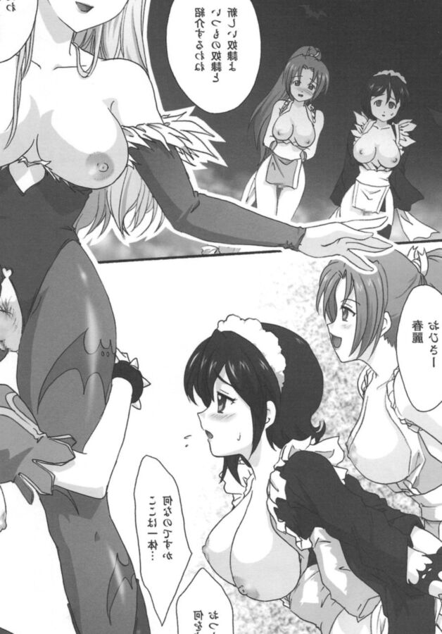 Futa morrigan has sex with Chun, Mai, and Iroha 8 of 22 pics