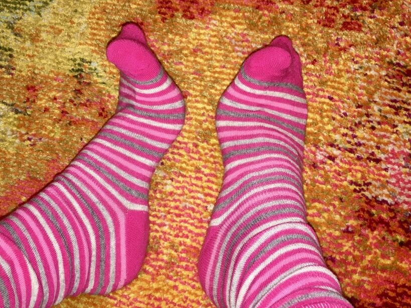 Pink Stripy Socks 22 of 35 pics