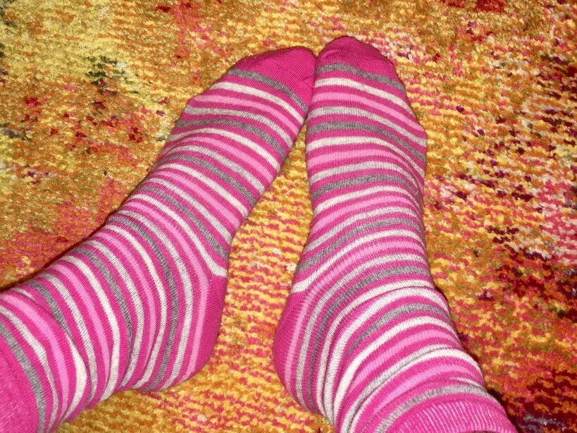 Pink Stripy Socks 21 of 35 pics