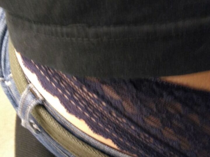 Male colleague wearing lace panties at work 10 of 11 pics