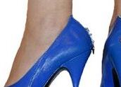 Blue stiletto heels/boots/sneakers 19 of 82 pics