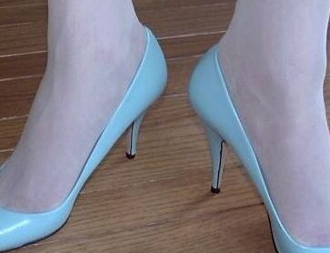 Blue stiletto heels/boots/sneakers 16 of 82 pics