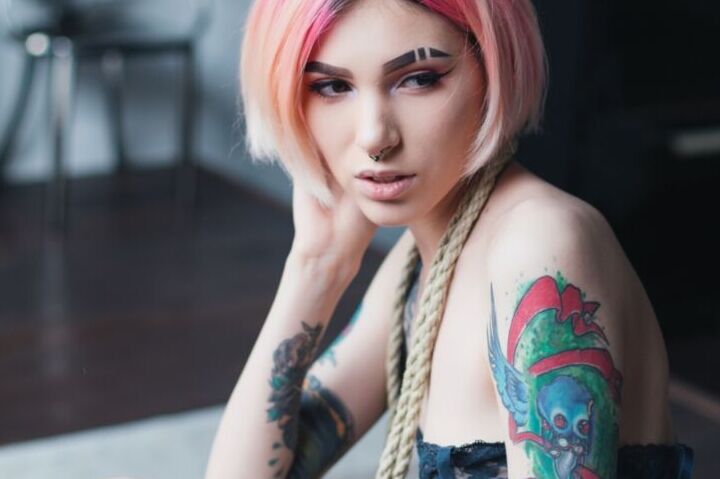 Suicide Girls - Snowyfeles - Tie me up 3 of 55 pics