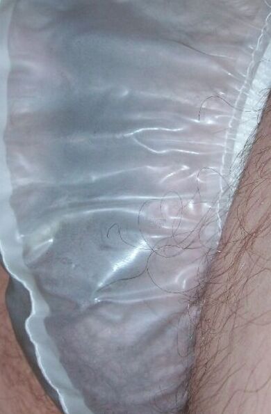 me in white plastic panties II 4 of 12 pics