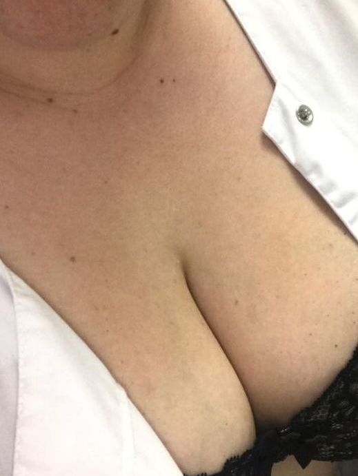Teen with big natural saggy white tits 4 of 13 pics