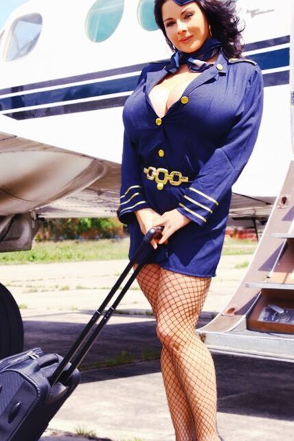 Air stewardess with massive knockers 11 of 124 pics