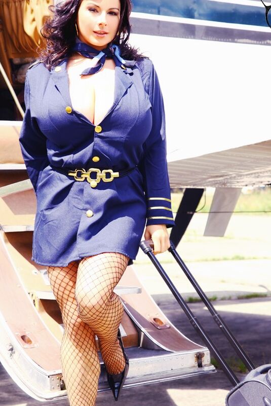 Air stewardess with massive knockers 15 of 124 pics