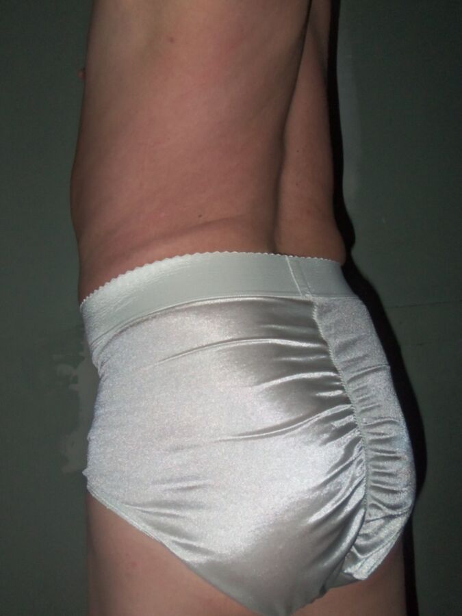 LaceyLovesCD White Girdle Panties 18 of 138 pics
