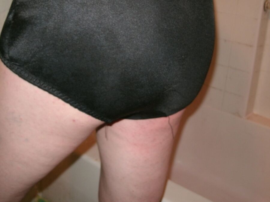 LaceyLovesCD Black Girdle Panties 15 of 106 pics