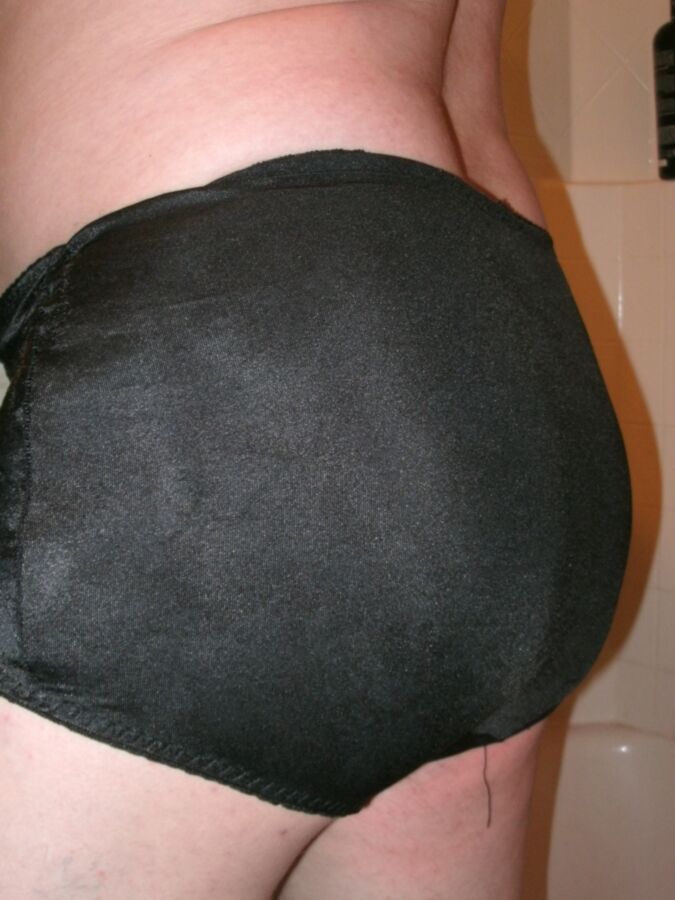 LaceyLovesCD Black Girdle Panties 5 of 106 pics