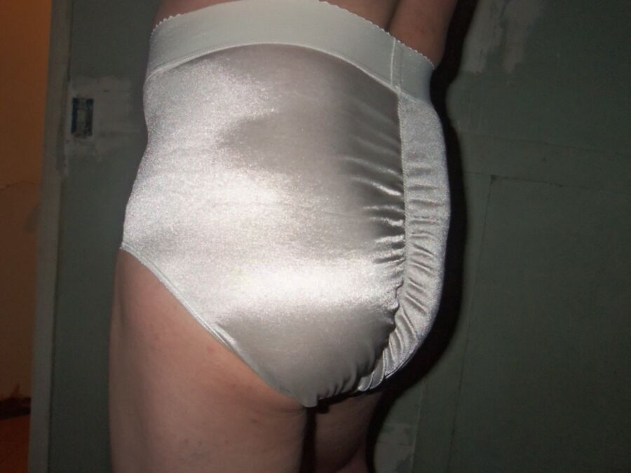 LaceyLovesCD White Girdle Panties 23 of 138 pics