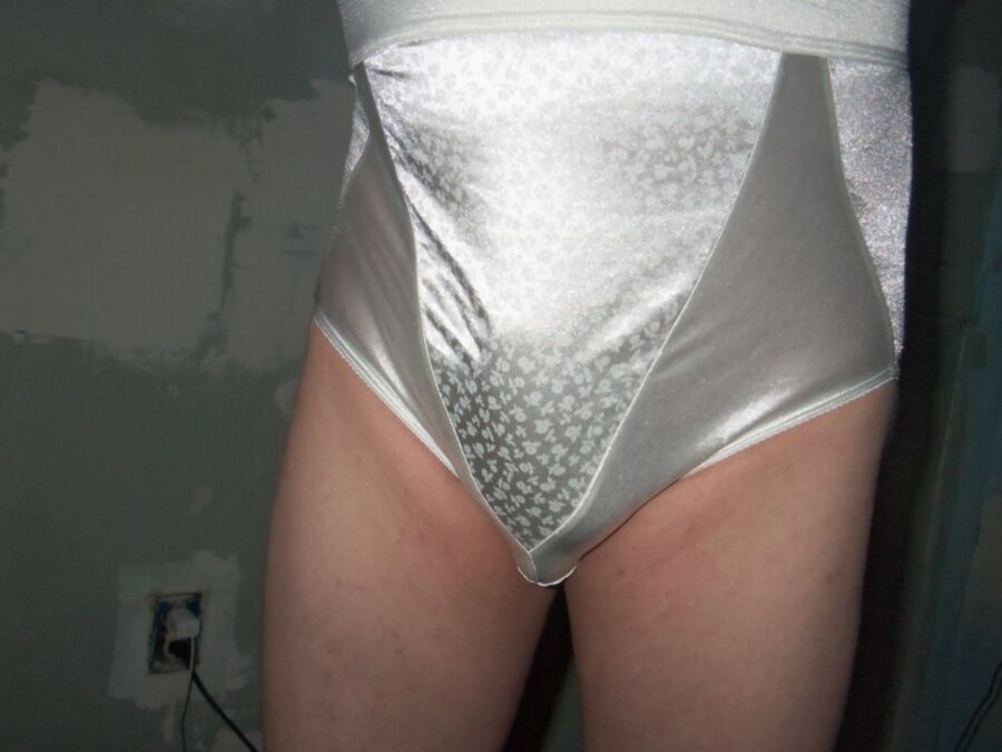 LaceyLovesCD White Girdle Panties 21 of 138 pics