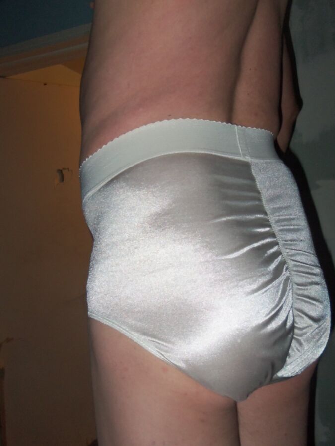 LaceyLovesCD White Girdle Panties 22 of 138 pics