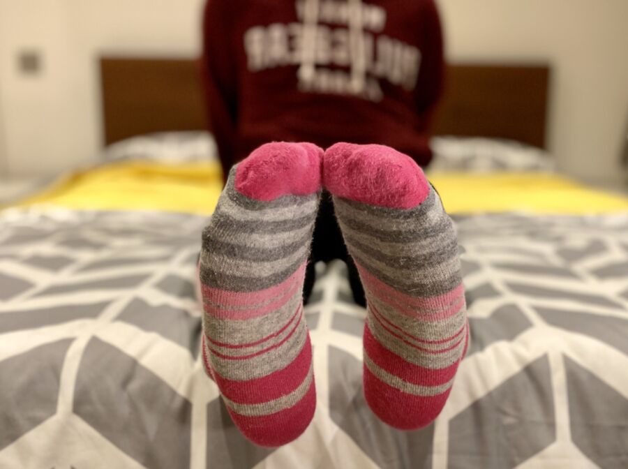 Pink Stripy Socks - Light 4 of 20 pics