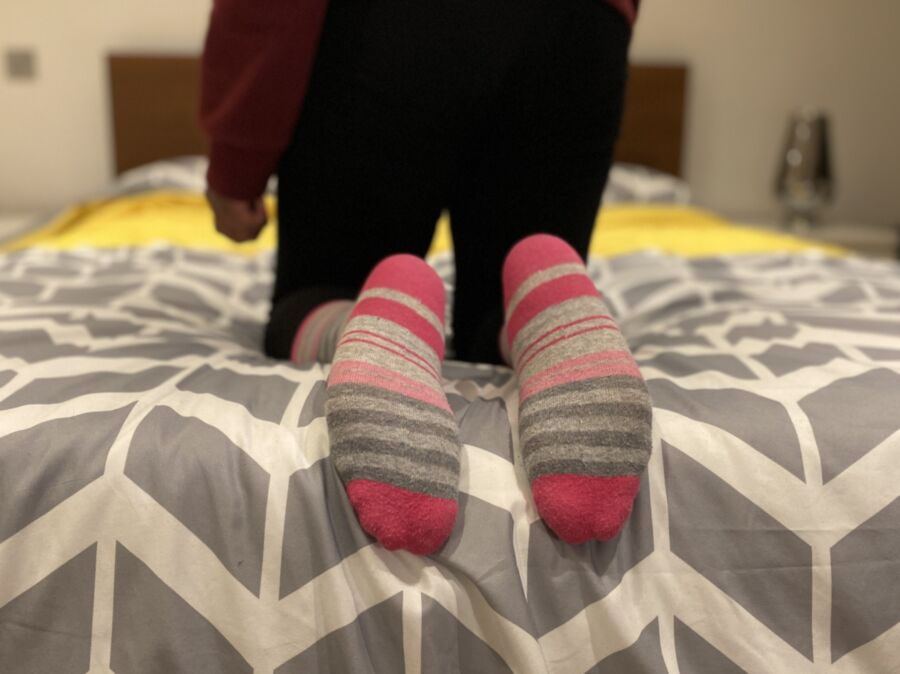 Pink Stripy Socks - Light 12 of 20 pics
