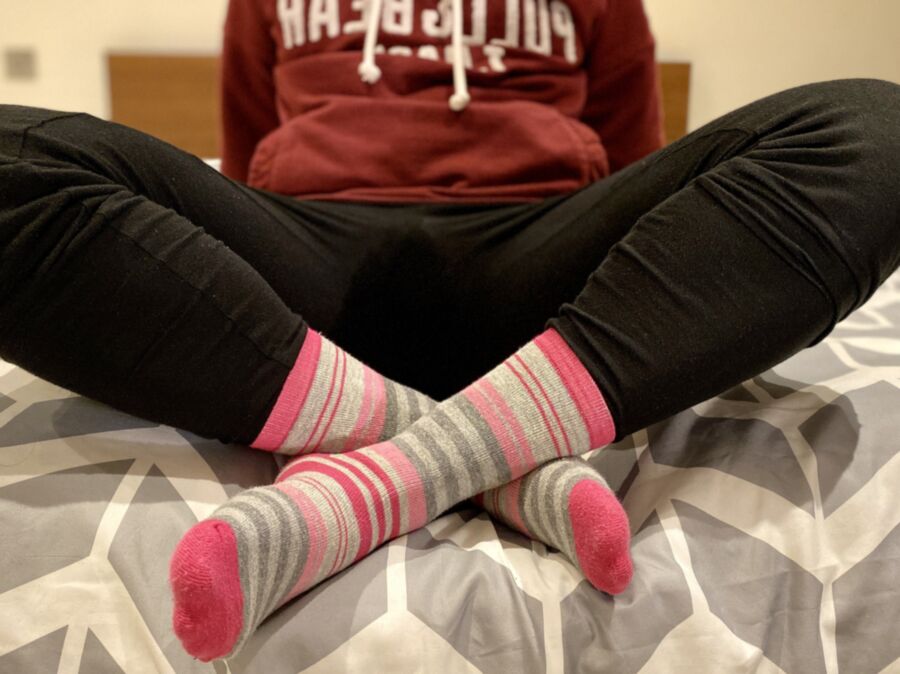 Pink Stripy Socks - Light 14 of 20 pics
