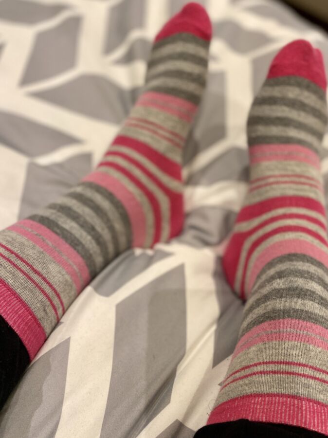 Pink Stripy Socks - Light 18 of 20 pics