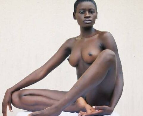 Karloucha - slim black ebony teen with perky tits 8 of 8 pics