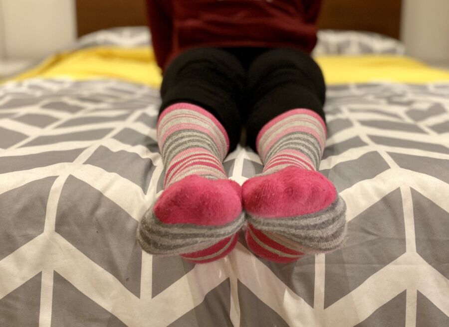 Pink Stripy Socks - Light 2 of 20 pics