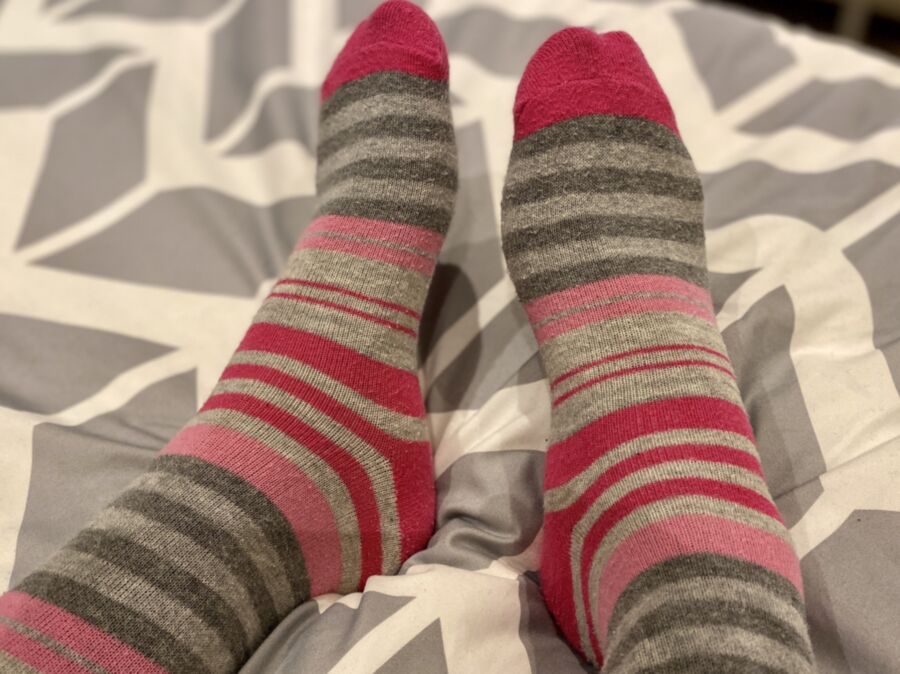 Pink Stripy Socks - Light 16 of 20 pics