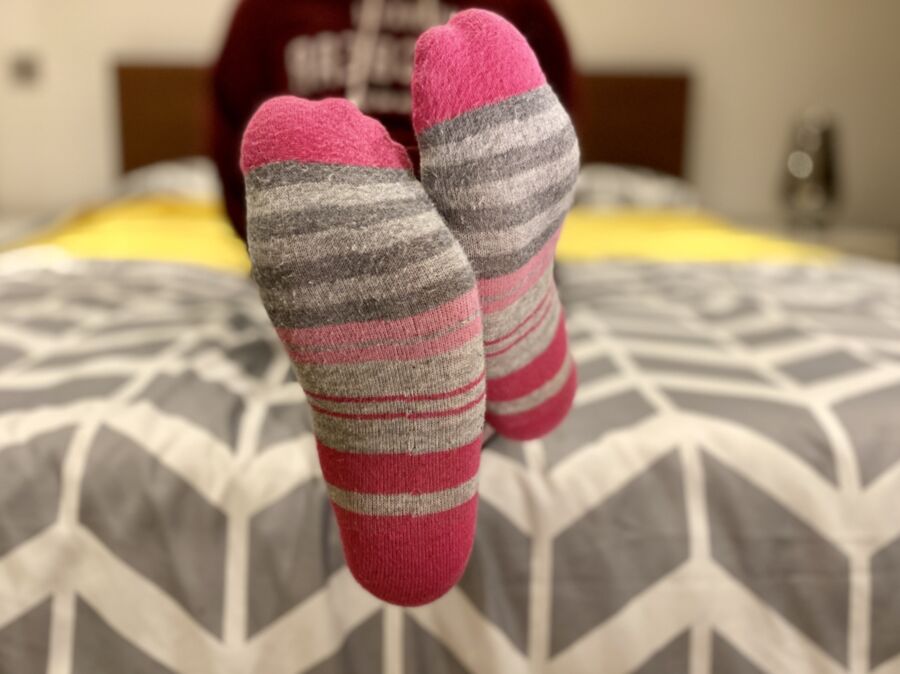 Pink Stripy Socks - Light 6 of 20 pics