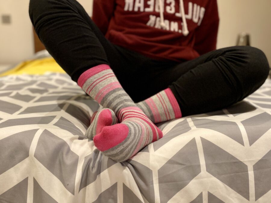 Pink Stripy Socks - Light 10 of 20 pics