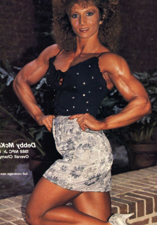 Debbie Mcknight! Big Hair And Bigger Tanned Muscles! 10 of 20 pics