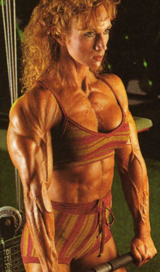 Debbie Mcknight! Big Hair And Bigger Tanned Muscles! 19 of 20 pics