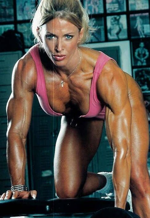 Debbie Kruck! Classic Blonde Muscles! 16 of 74 pics