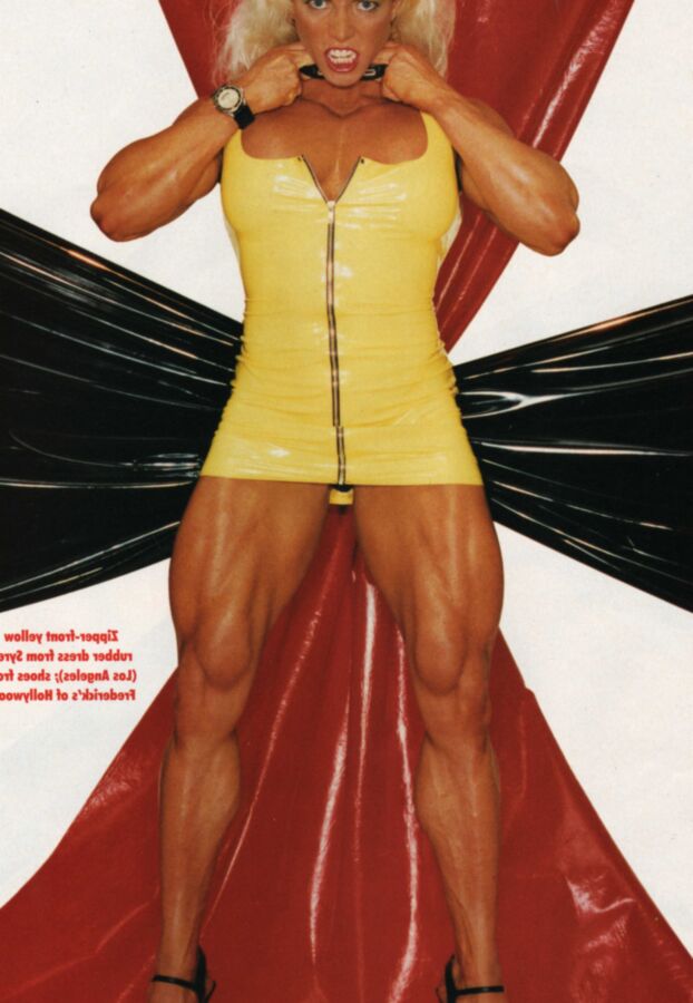 Debbie Muggli! Blonde Bodybuilding Vintage Mommy! 15 of 34 pics