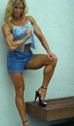 Debbie Kruck! Classic Blonde Muscles! 9 of 74 pics