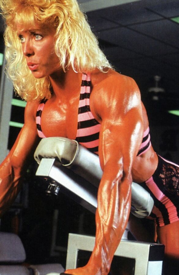 Debbie Muggli! Blonde Bodybuilding Vintage Mommy! 24 of 34 pics