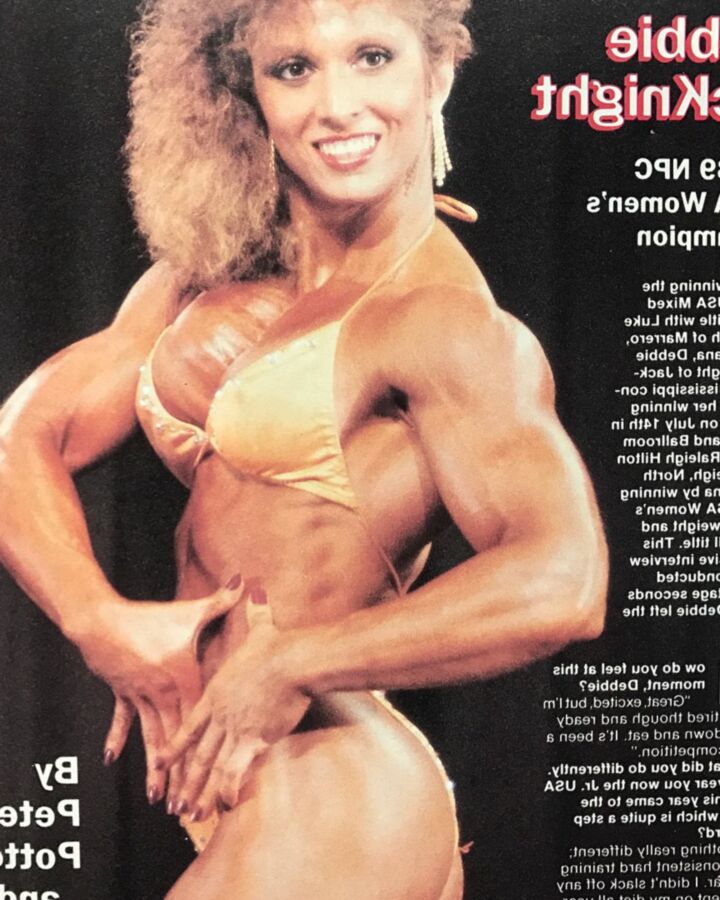 Debbie Mcknight! Big Hair And Bigger Tanned Muscles! 12 of 20 pics
