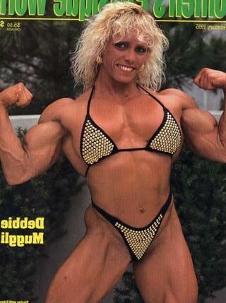 Debbie Muggli! Blonde Bodybuilding Vintage Mommy! 7 of 34 pics