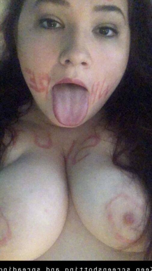 Cum-hungry snapchat exposure whore, whoriestories  16 of 22 pics