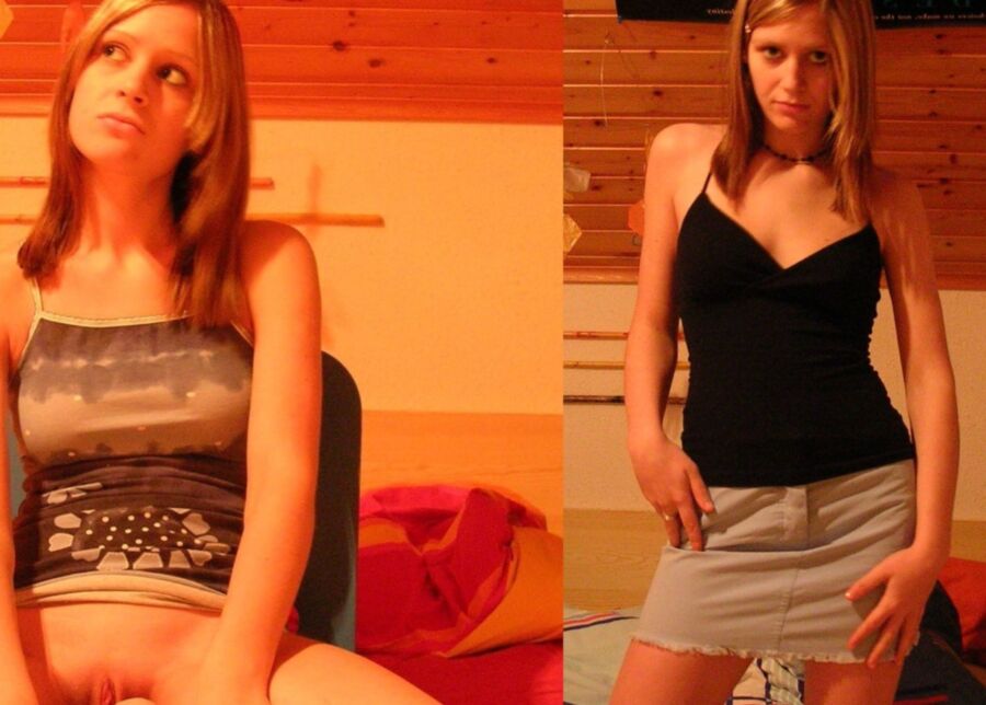 dressed-undressed teens, mostly german 21 of 24 pics