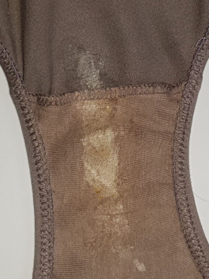 Worn, soiled knickers of my wife 13 of 24 pics