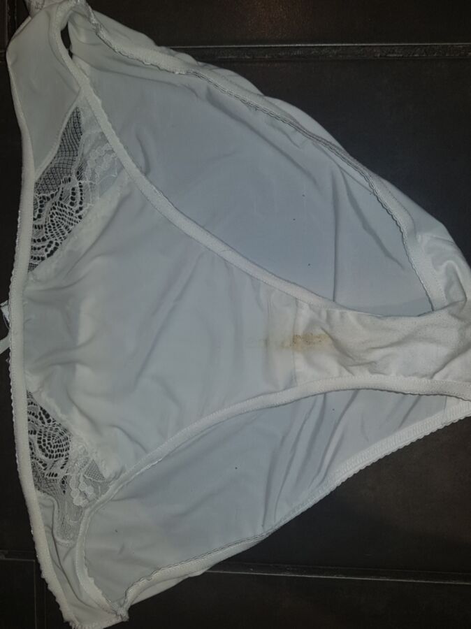 Worn, soiled knickers of my wife 4 of 24 pics