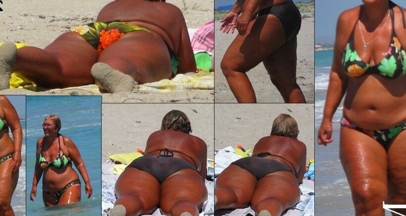 SO FAT ASS GRANNY BEACH VOYEUR 1 of 1 pics