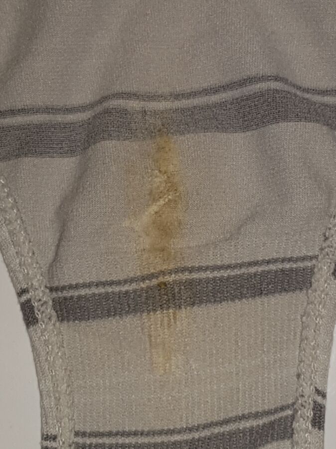 Worn, soiled knickers of my wife 8 of 24 pics