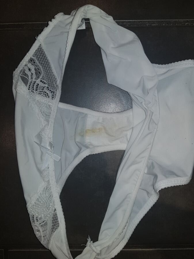 Worn, soiled knickers of my wife 7 of 24 pics