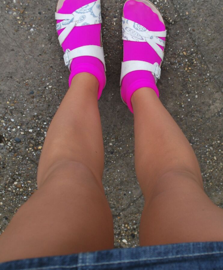 For socks fan - found my cute pink ones 23 of 27 pics