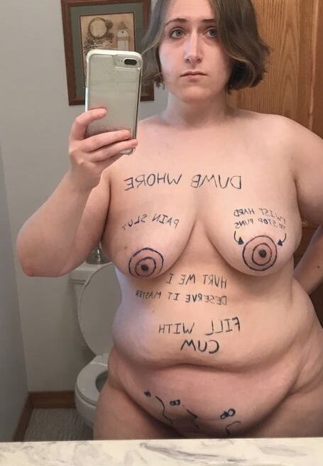 How a fat pig makes herself desirable 7 of 18 pics