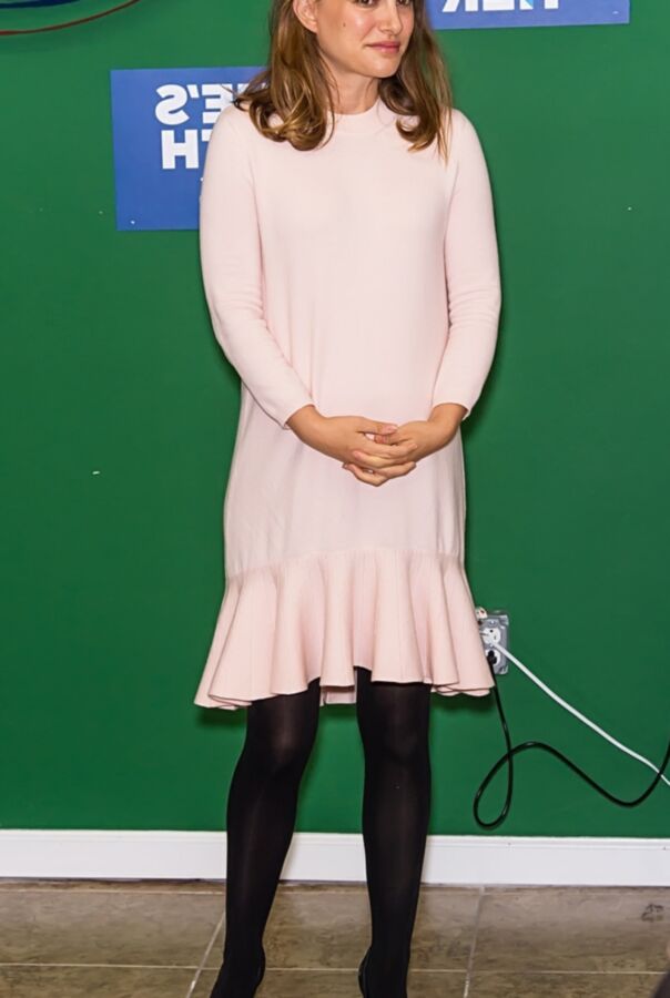 Natalie Portman - Jew Cunt Actress in Pantyhose 8 of 25 pics